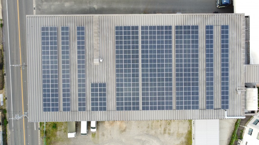M社様　自家消費型太陽光発電設備 工事完了！！