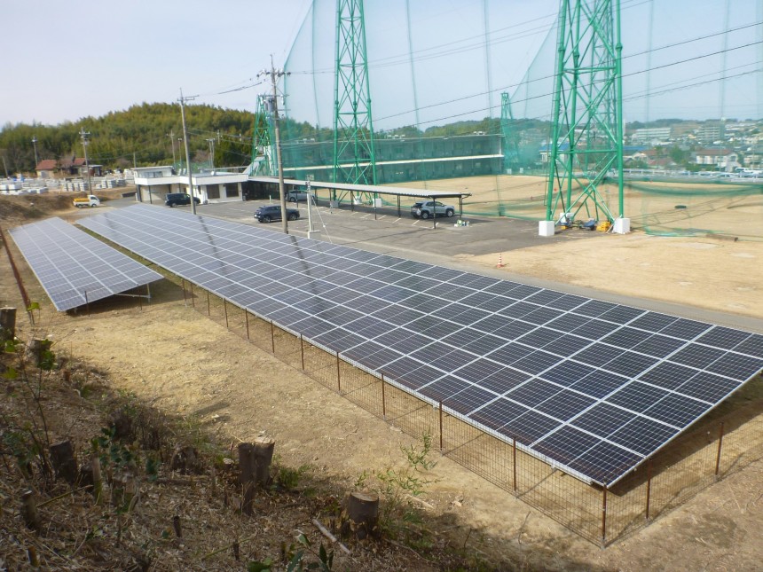 愛知県半田市　K太陽光発電所　工事完了！！